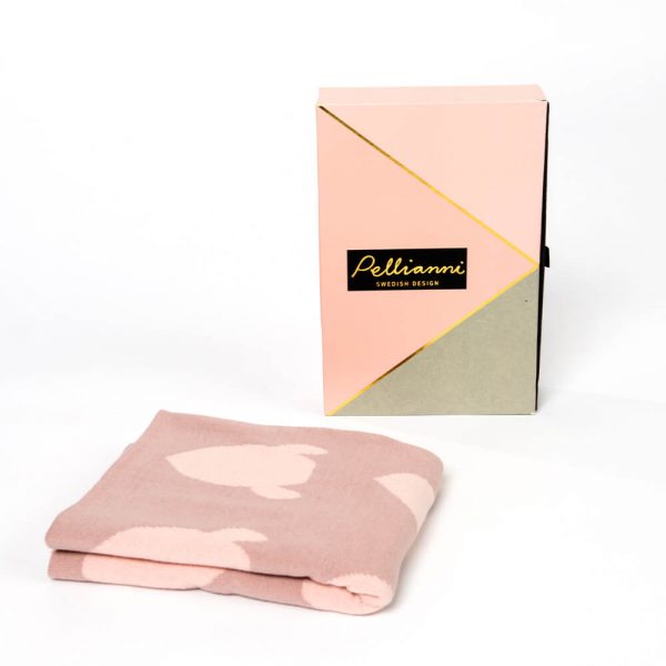 Manta de punto algodón organico ROSA