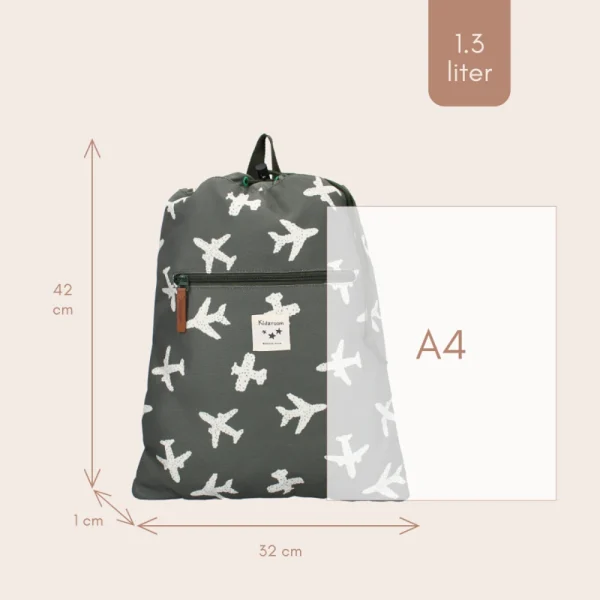 Bolsa de gimnasio Prague Adore More-Army - Imagen 6