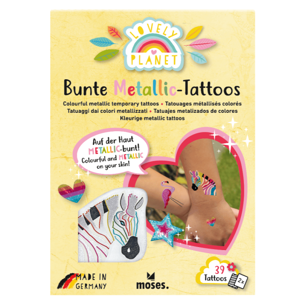 Lovely Planet - Tatuajes Metálicos (Venta por unidades)