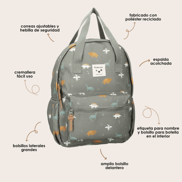 Mochila Lille Dinos - Imagen 2