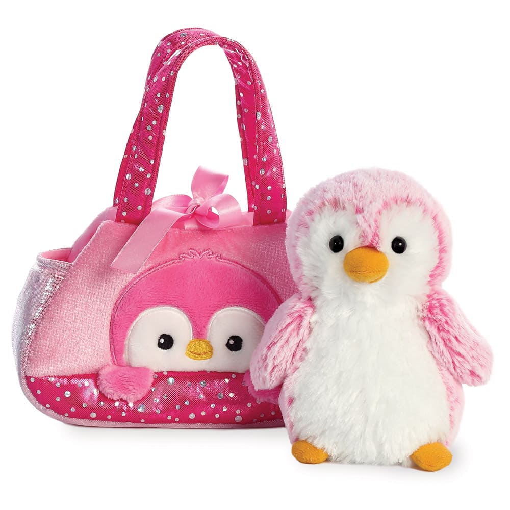 FP BOLSO ROSA PINGÜINO 21CM - Imagen 2