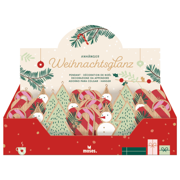 Navidad - Adorno para colgar de madera (24)