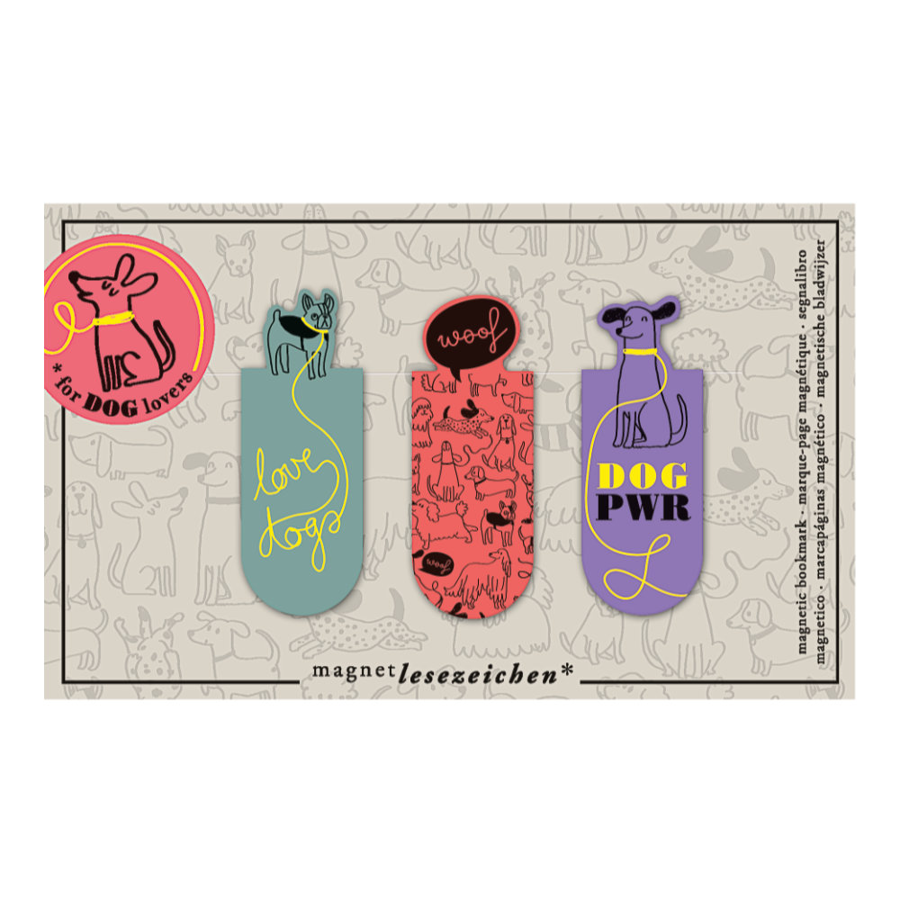 Dog lovers - Marcapáginas magnéticos (6)